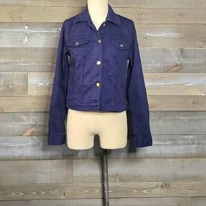 NWT MICHAEL Michael Kors Basics True Navy Slim Fit Jacket